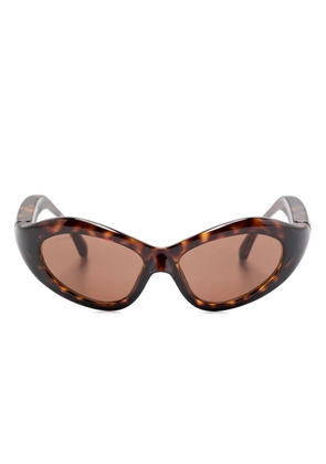 Balenciaga Eyewear Orbit Cat sunglasses - Brown