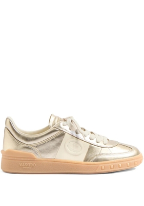 Valentino Garavani Upvillage leather sneakers - Gold