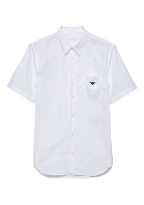 Prada patch-pocket short-sleeve shirt - White