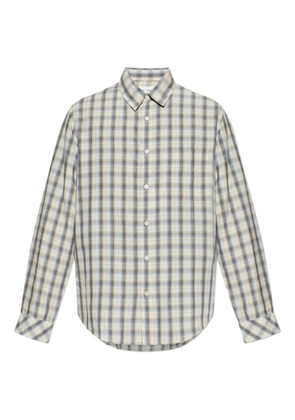 SAMSOE SAMSOE checked-pattern shirt - Neutrals