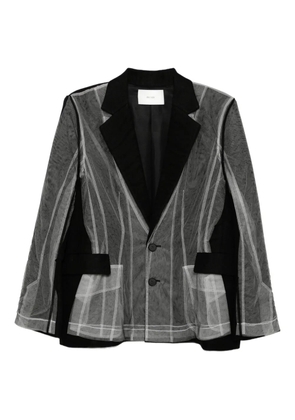 Quetsche tulle-embellished blazer - Black