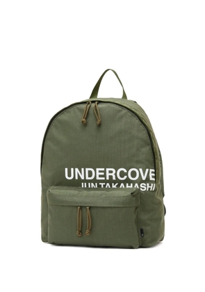 Undercover logo-print backpack - Green
