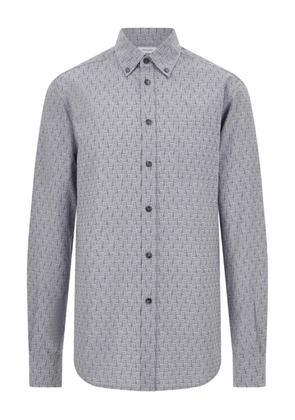 Ferragamo monogram shirt - Grey