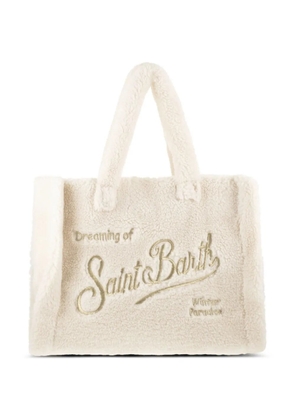 MC2 Saint Barth Vanity Teddy sherpa tote bag - White