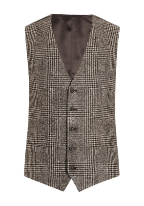 Dolce & Gabbana Glen check-pattern waistcoat - Grey