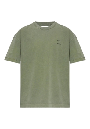 SAMSOE SAMSOE logo-print T-shirt - Green