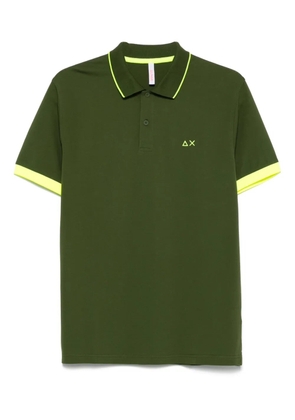 Sun68 logo-embroidered polo shirt - Green