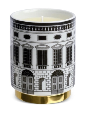 Fornasetti architecture-print candle (295g) - Black