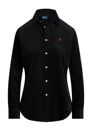 Polo Ralph Lauren corduroy long-sleeve collared shirt - Black