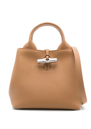 Longchamp small Le Roseau tote bag - Brown