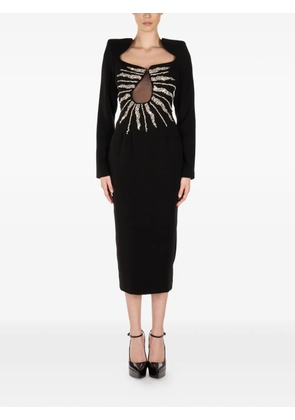 ARAFTU embellished mini dress - Black