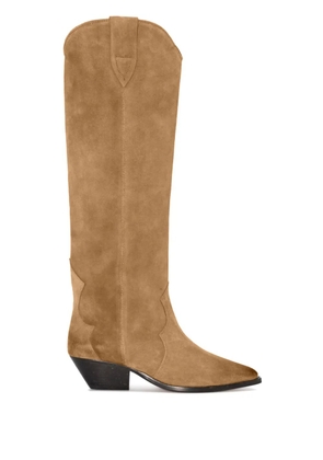 ISABEL MARANT Denvee cowboy boots - Neutrals