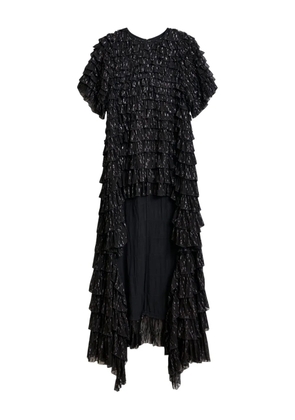 Essentiel Antwerp Itty tiered ruffled top - Black