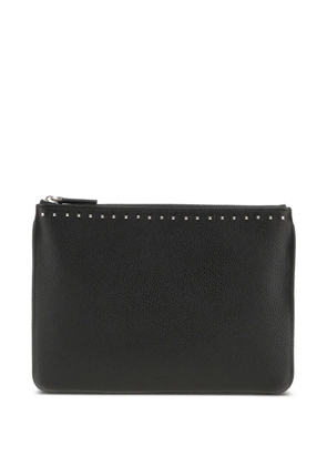 Valentino Garavani leather clutch bag - Black
