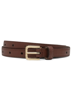 Dolce & Gabbana buckled leather belt - Brown