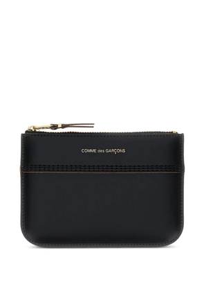 Comme Des Garçons Play logo zip wallet - Black