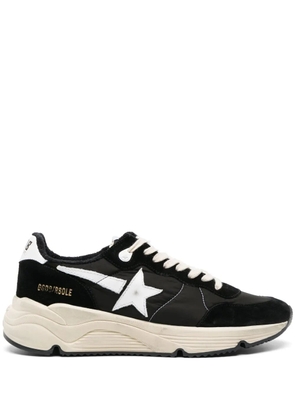 Golden Goose star-patch lace-up sneakers - Black