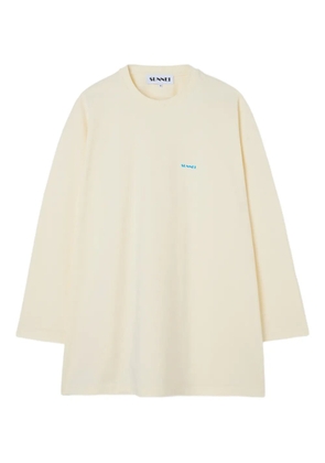 Sunnei Mega long-sleeve T-shirt - Neutrals