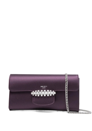 Jimmy Choo Bing Wallet with chain - Purple