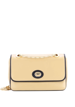 Gucci Pre-Owned Marina Chain Flap Bag Leather Small crossbody bag - Black