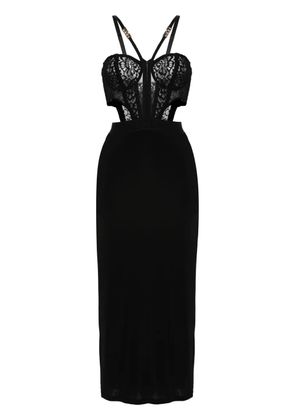 Versace Jeans Couture panelled-design dress - Black