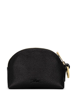 Longchamp leather coin purse - Black