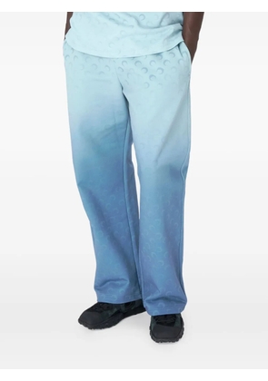 Marine Serre Moon faded track pants - Blue