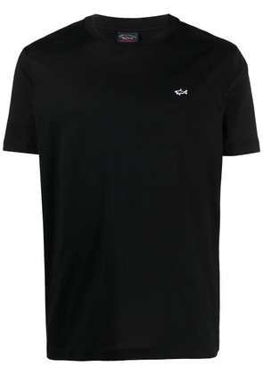 Paul & Shark shark motif T-shirt - Black