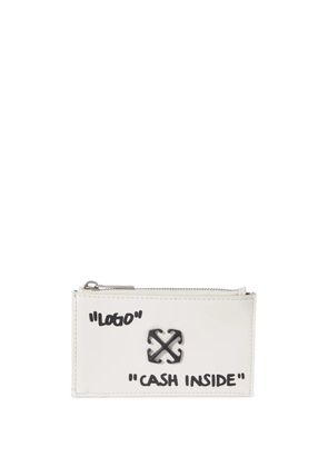 Off-White Jitney Quote card holder