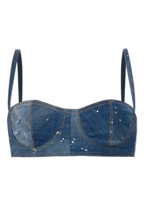 DSQUARED2 x Bettter panelled strap top - Blue