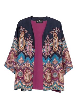 ETRO paisley-print jacket - Blue