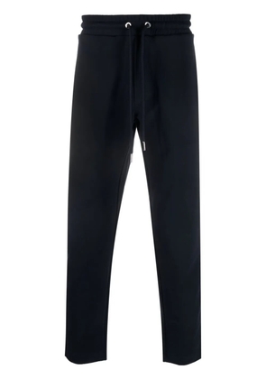 Moncler rear logo-patch track pants - Blue