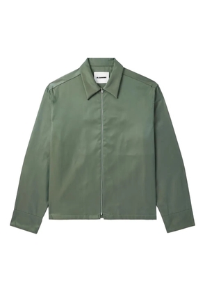 Jil Sander zip-up shirt - Green