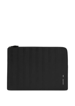 AMI Paris medium leather document holder - Black