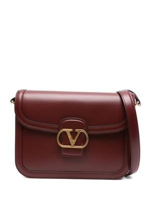 Valentino Garavani flap leather shoulder bag - Red