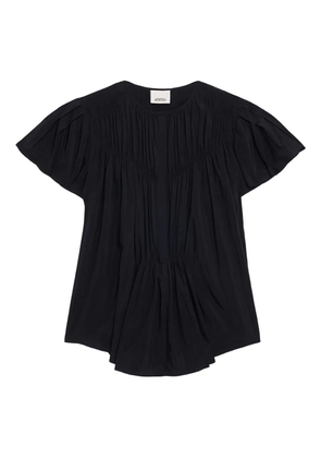 ISABEL MARANT gathered-sleeve blouse - Black