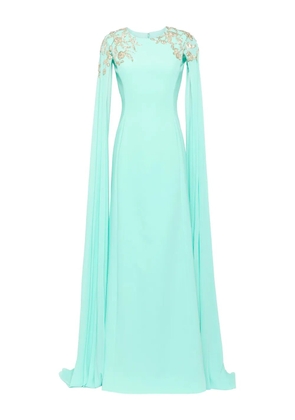 Saiid Kobeisy embellished-crepe kaftan dress - Green
