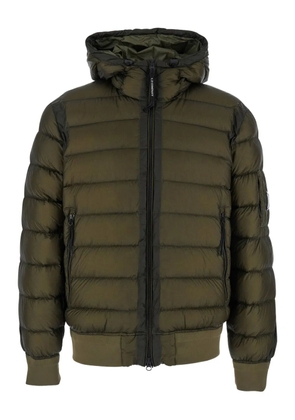 C.P. Company lent-detail down jacket - Green