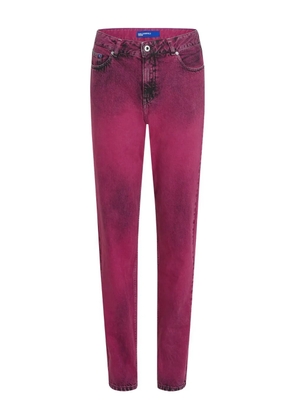 Karl Lagerfeld Jeans logo-patch jeans - Pink