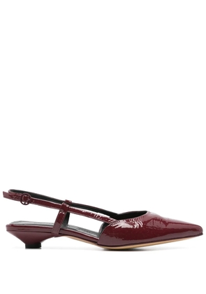 Pomme D´Or 30mm leather pumps - Red