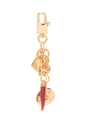 Dolce & Gabbana logo-pendant keyring - Gold