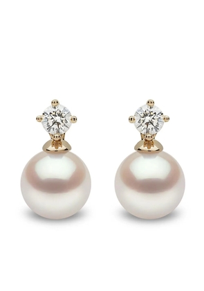 Yoko London 18kt yellow gold Classic pearl earrings
