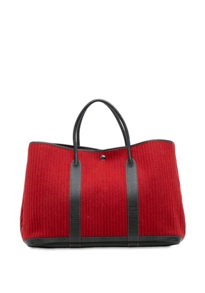 Hermès Pre-Owned 2006 Ribbed Wool and Negonda Garden Party Voyage 49 travel bag - Black