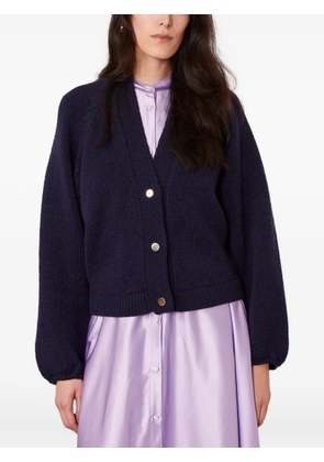 Officine Generale Jaimie balloon-sleeve button cardigan - Blue