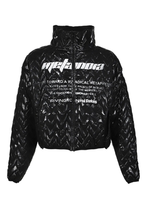 RRR123 quilted zip jacket - Black