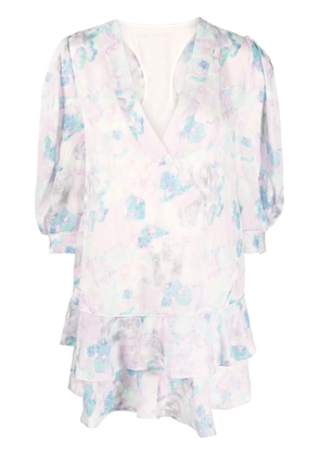 IRO Oslona floral-print dress - Pink
