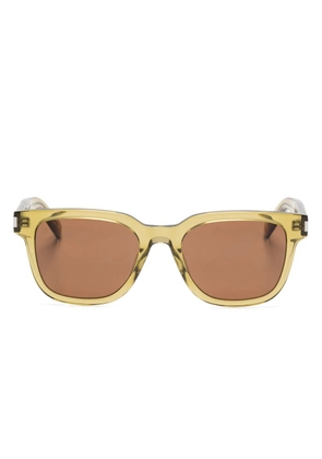 Saint Laurent Eyewear square-frame sunglasses - Green