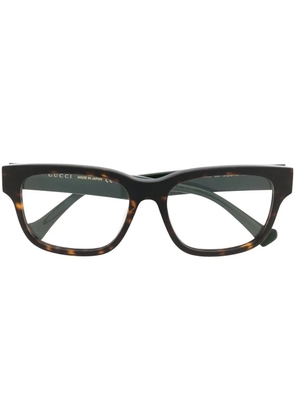 Gucci Eyewear square-frame optical glasses - Brown