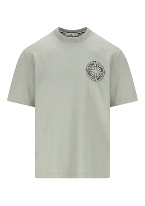 Stone Island logo-print T-shirt - Grey