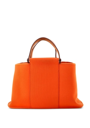 Hermès Pre-Owned Cabag Elan Toile and Leather 39 tote bag - Orange